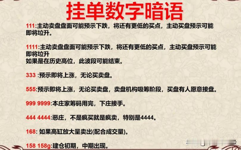 做股票，如果你连盘口暗语都还看不懂，那就不是在炒股，是草率！

我们都知道，炒股