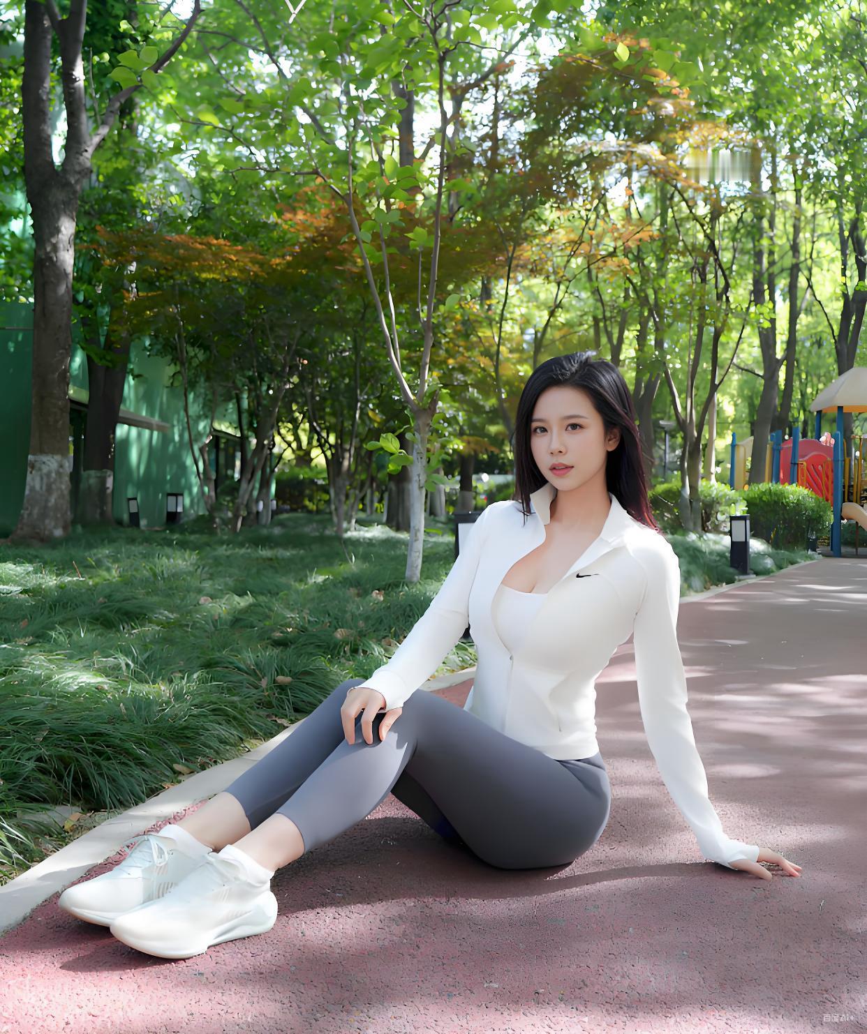 美女陪你一起去健身，你会去吗？