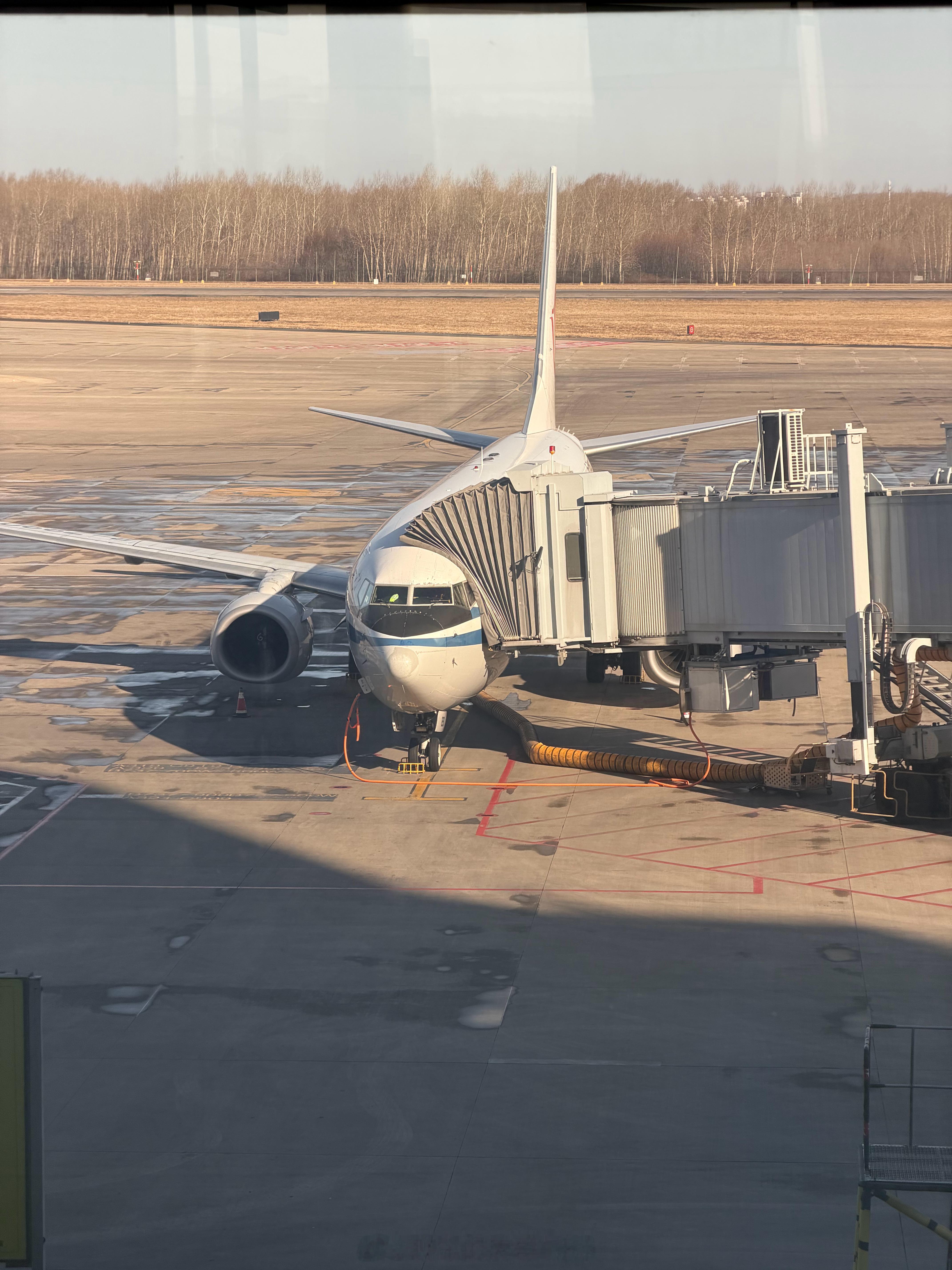 国航回京明天接着又是一天拍摄拍自己的车赓言赓语 长春·长春龙嘉国际机场