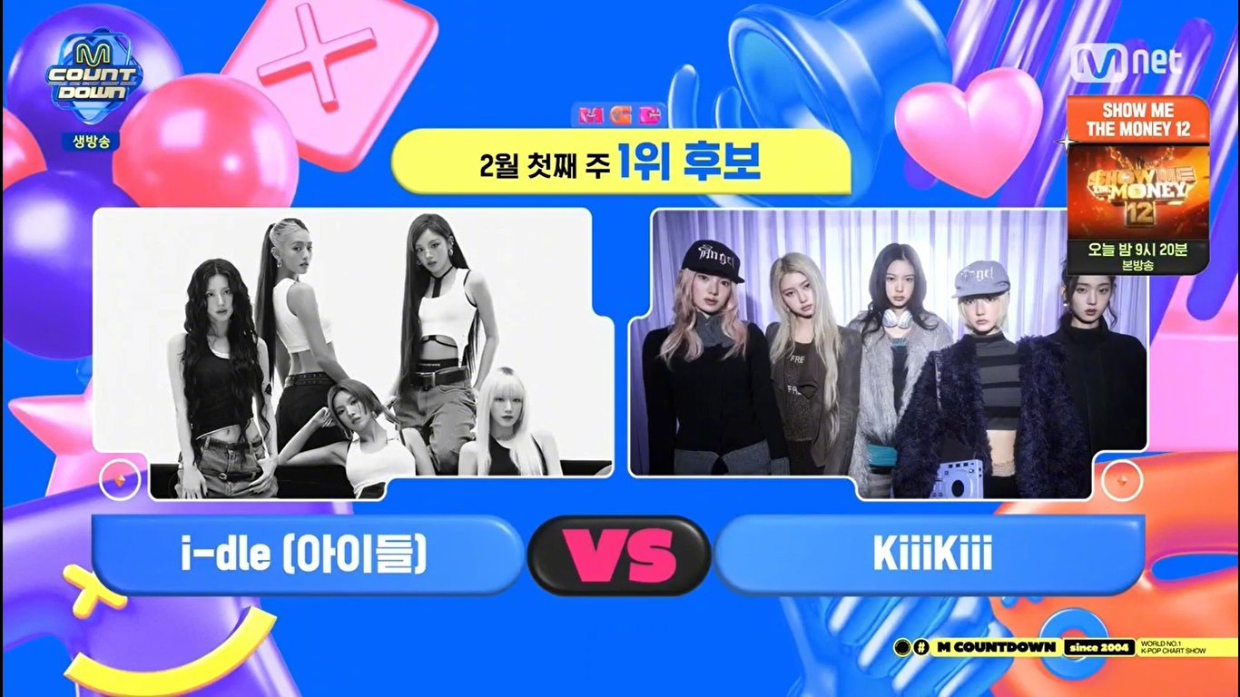 【Mnet】今日《M！CountDown》节目一位候补：idlekiiikiii