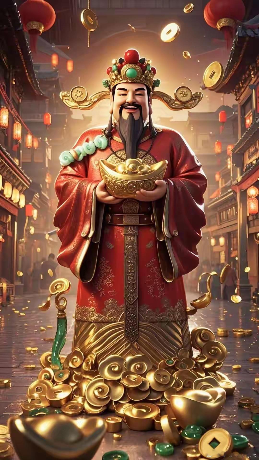 兄弟们大家跟着莎哥一起接财神！周一把财神爷爷接回家！接下来的一周我们财运都会好好