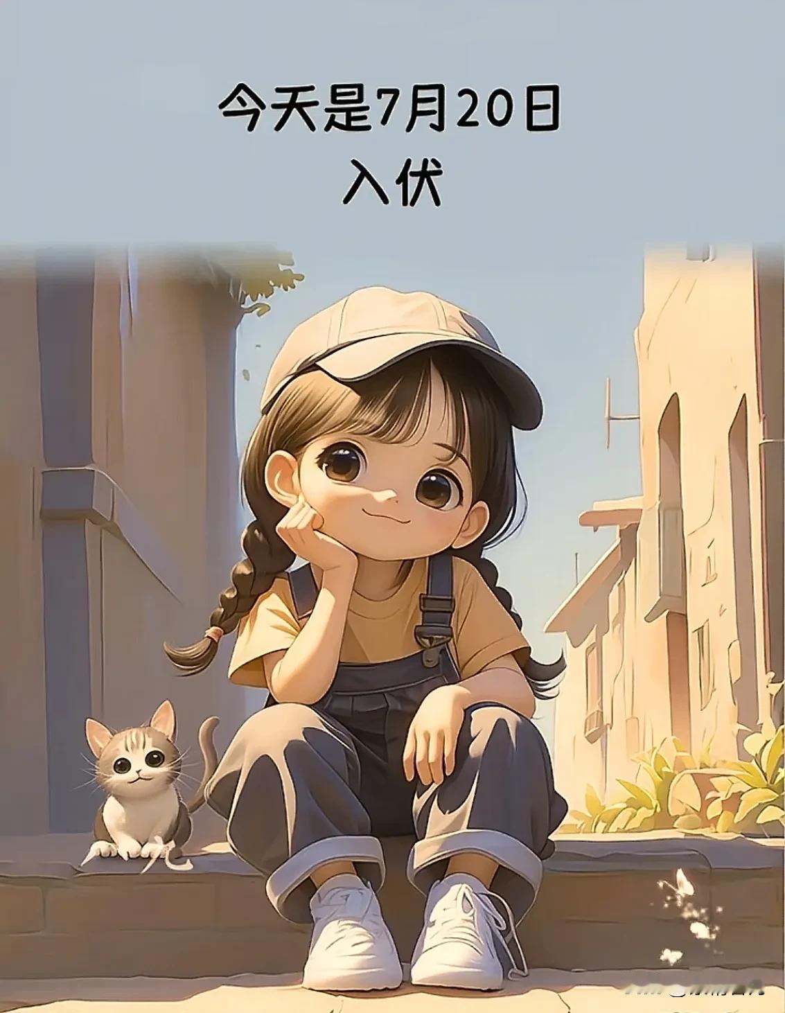 今天是7月20日入伏，最美的“伏”送给你，健康是“伏”，平安是“伏”，知足是“伏