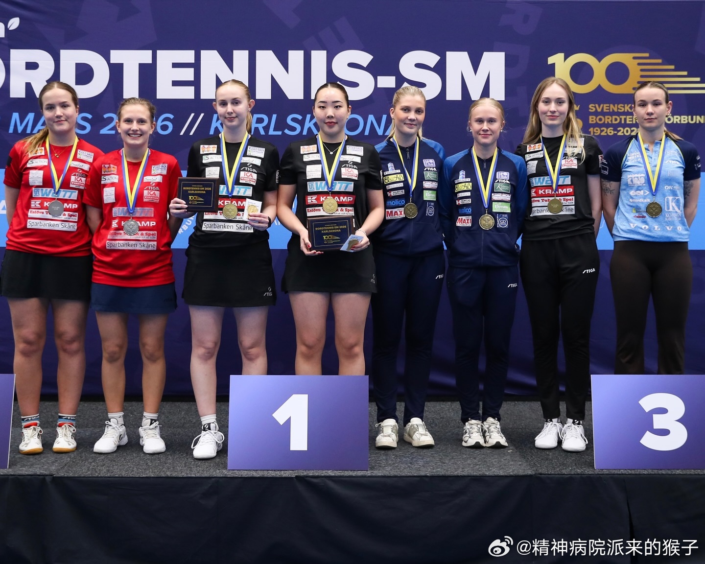 2026年瑞典全国乒乓球锦标赛冠军汇总🇸🇪：男单冠军🏆：莫雷高德（六连冠）