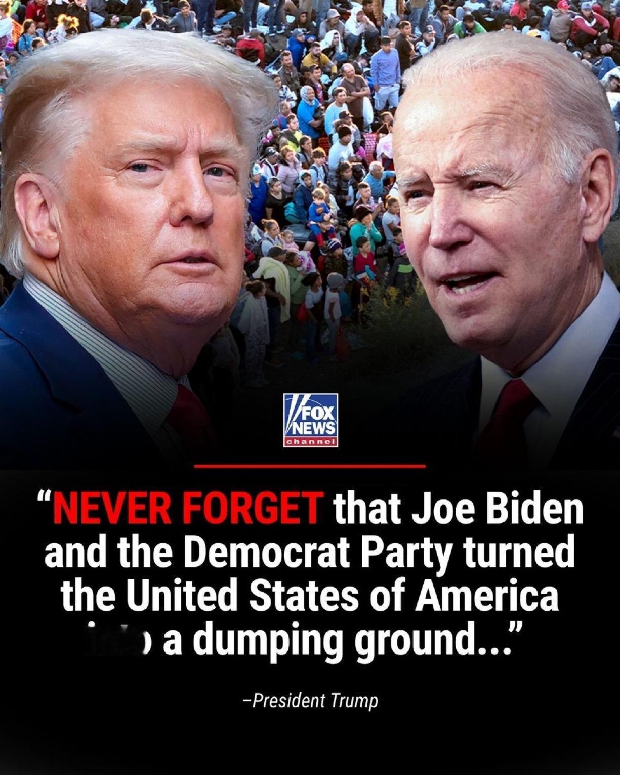 “结束这一切”

特朗普猛烈抨击拜登政府和自由派联邦法官，一名非法移民据称在佛罗