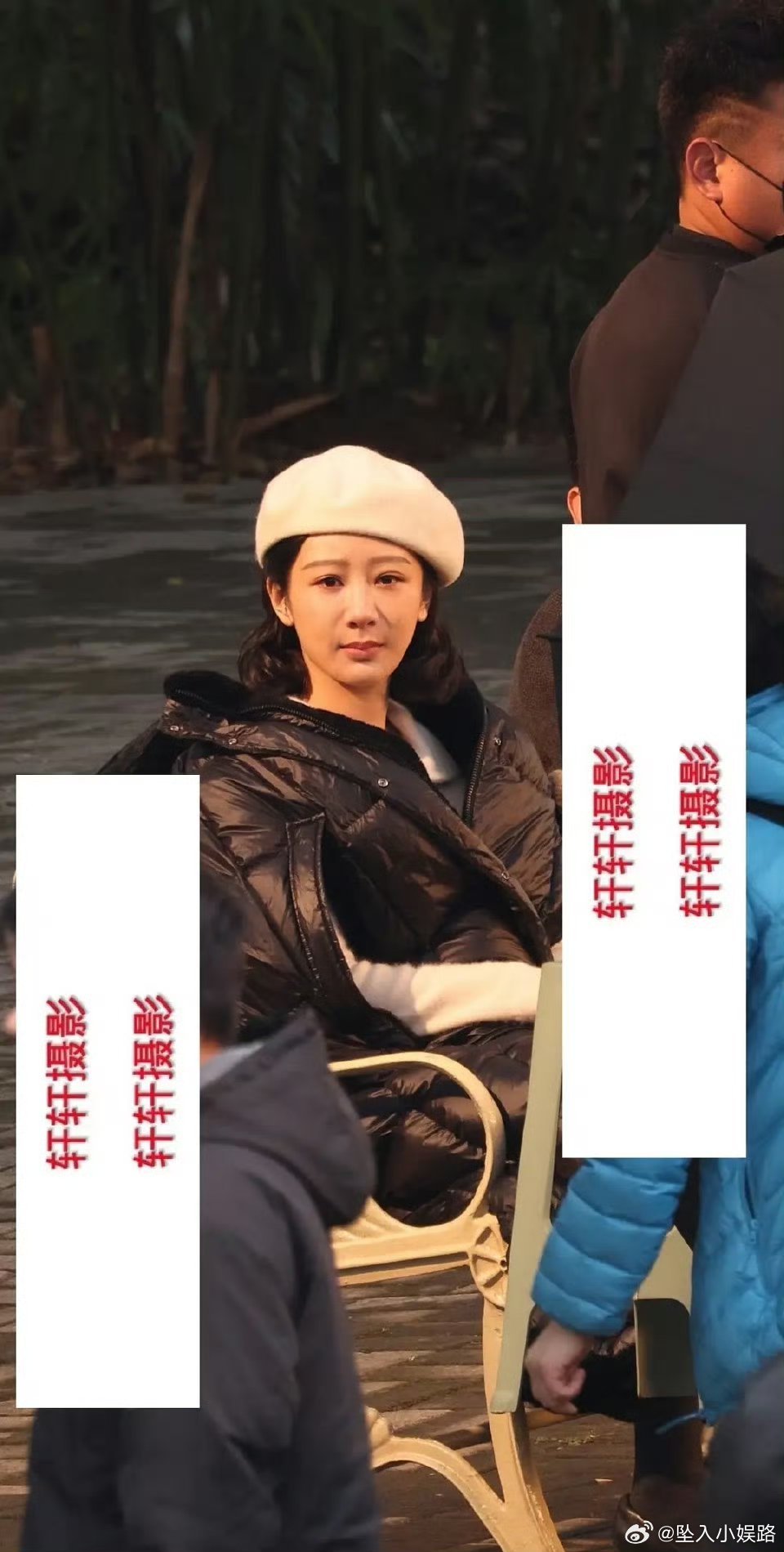 杨紫每天是不是很累 都有法令纹了 