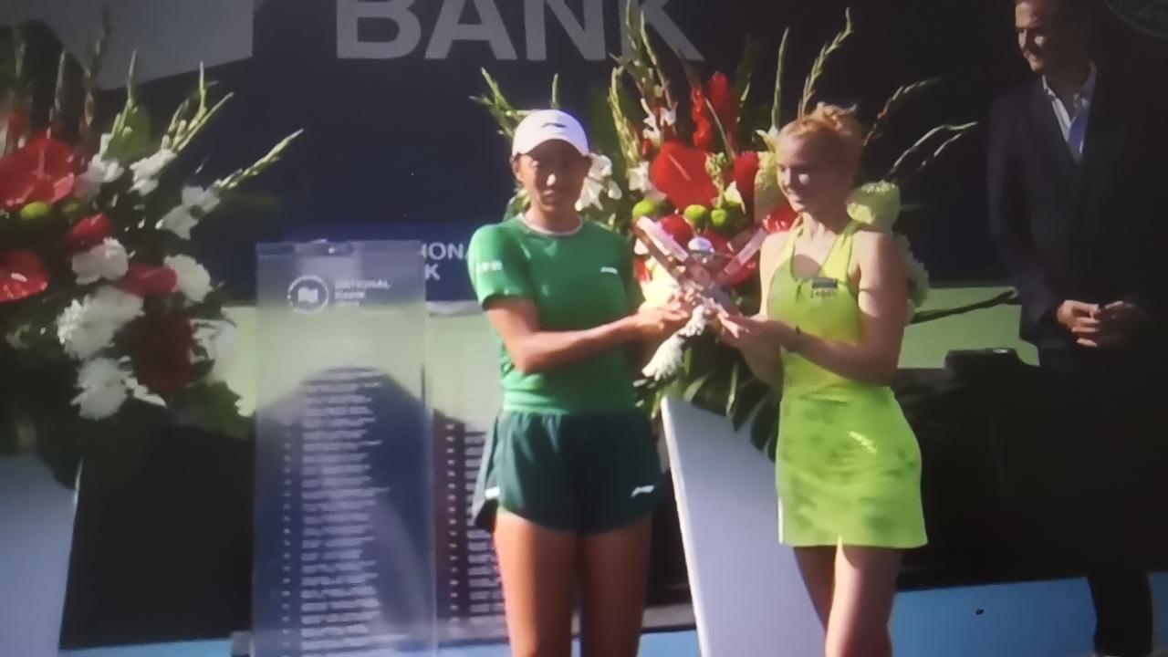 恭喜WTA1000多伦多站女双冠军张帅🇨🇳/西尼亚科娃🇨🇿 [比心][比