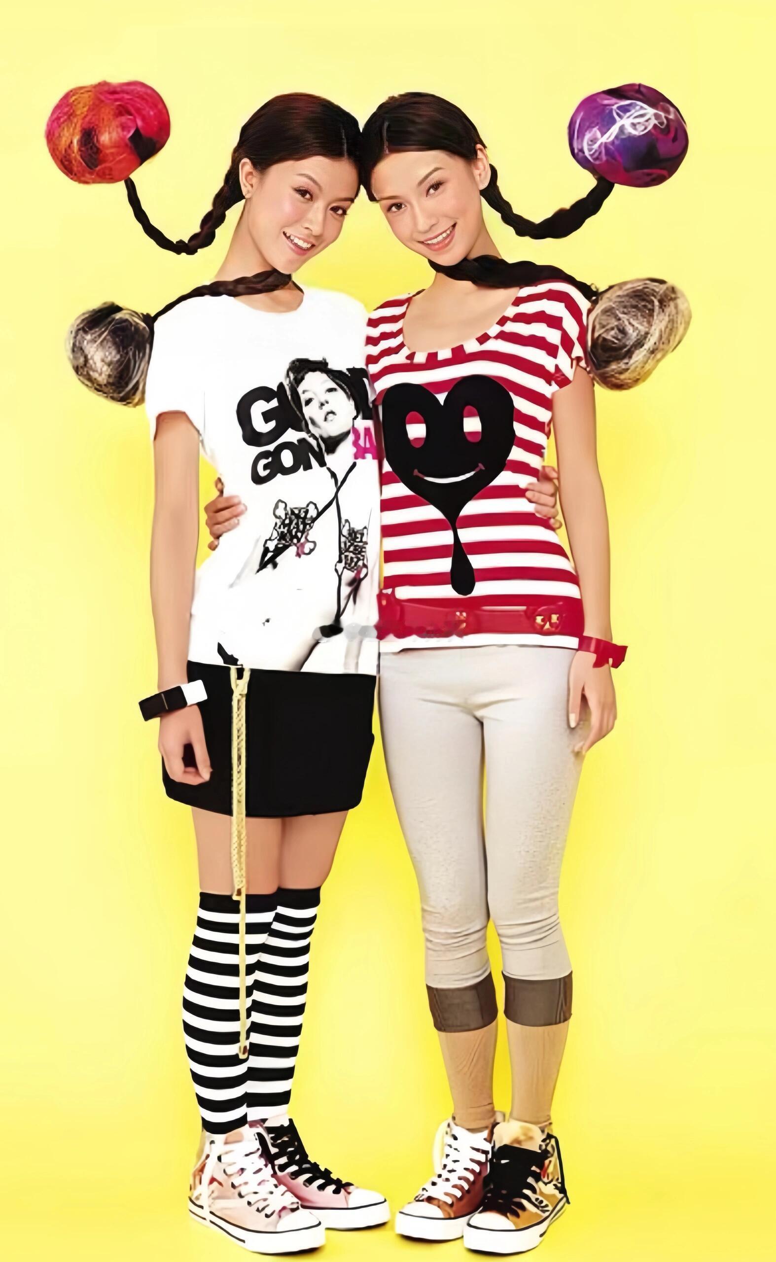 Angelababy文咏珊古早照片，她俩当年走的还是双胞胎路线 ​​​