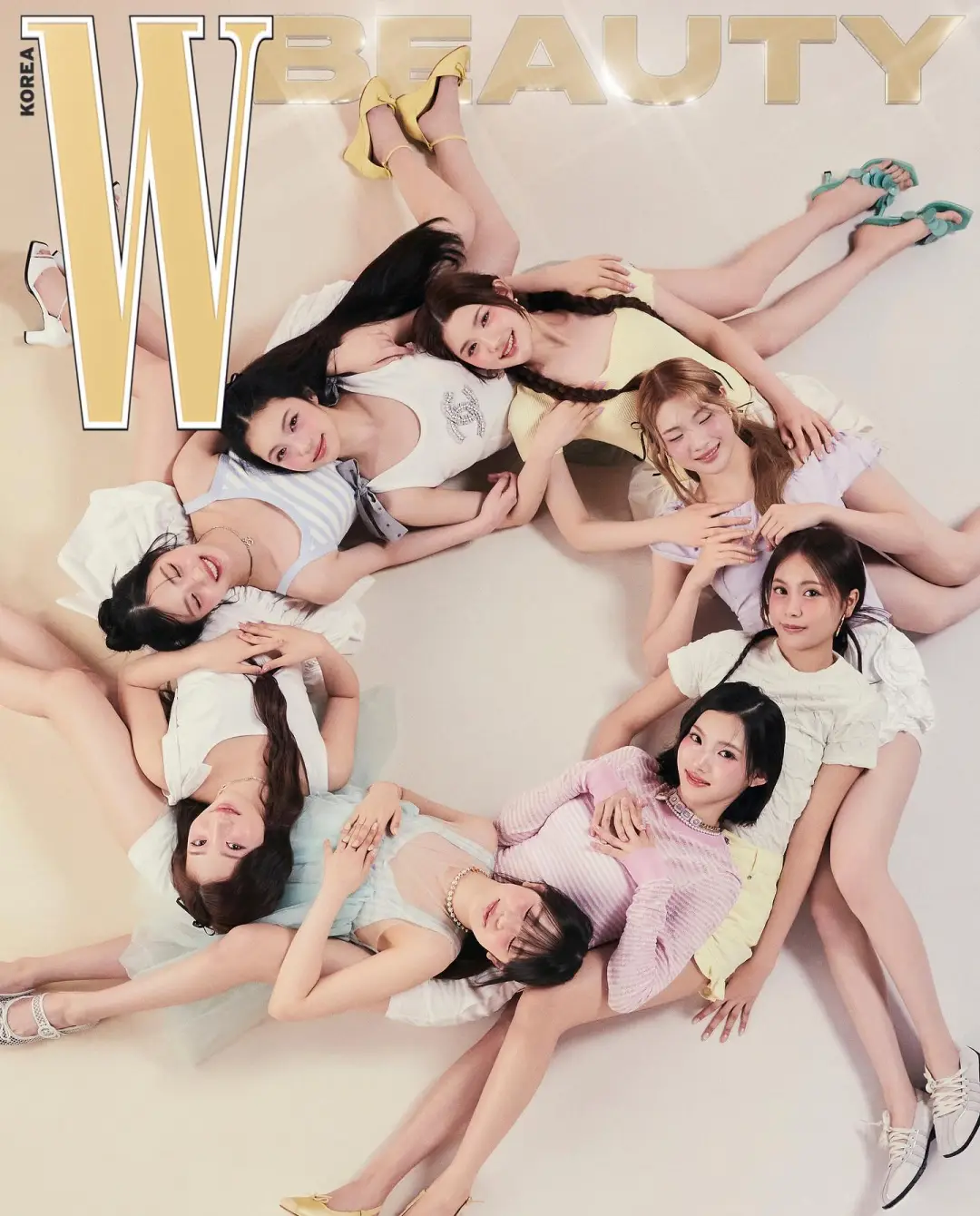 Hearts2Hearts × W Korea 少女时尚感拉满