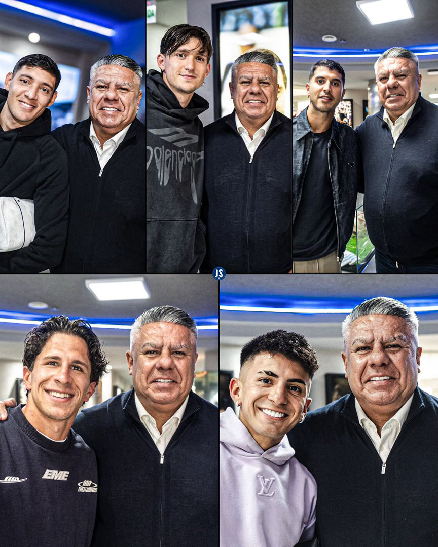 🇦🇷🤝塔皮亚主席迎接第一批抵达莱昂内尔·安德烈斯·梅西训练中心的球员们：莫