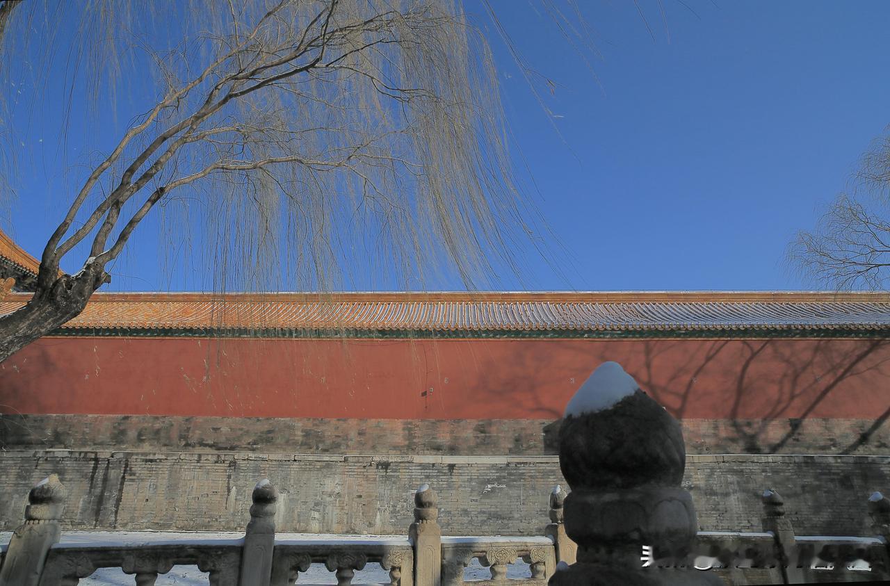 庭前垂柳珍重待春風。九九消寒图，今天该第三笔啦。图一是原创（2025/12/13