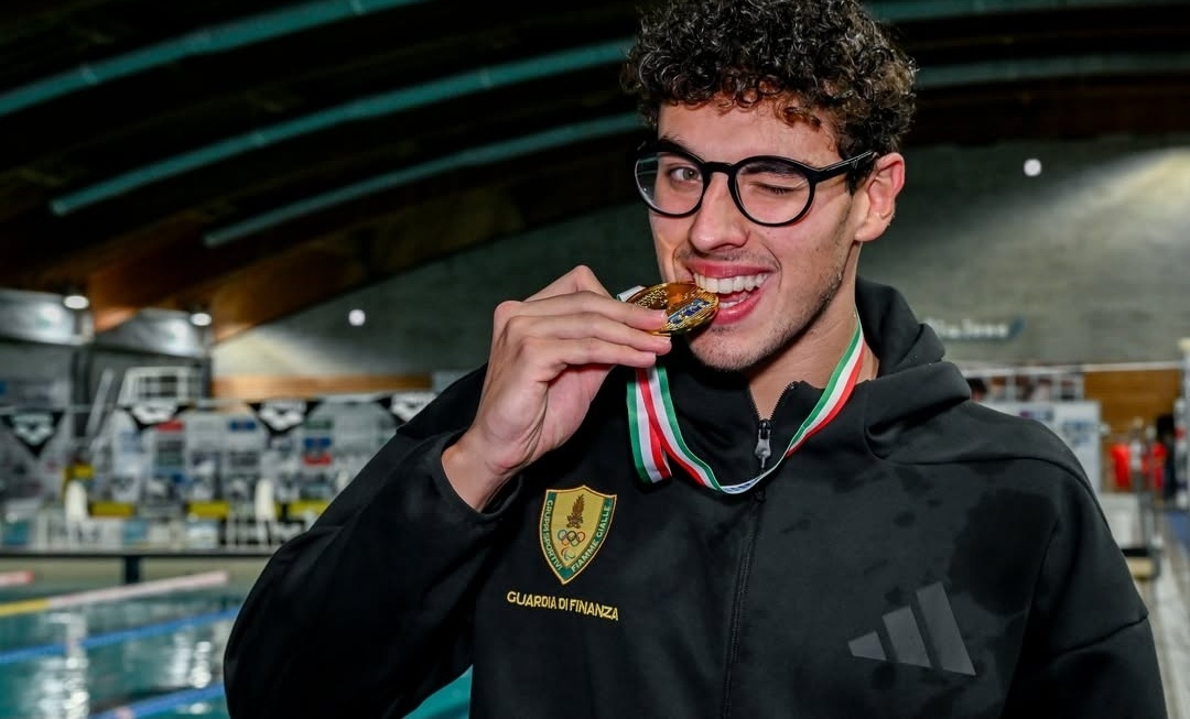 意大利青少年游泳锦标赛 男200自，Carlos D'Ambrosio 1:40