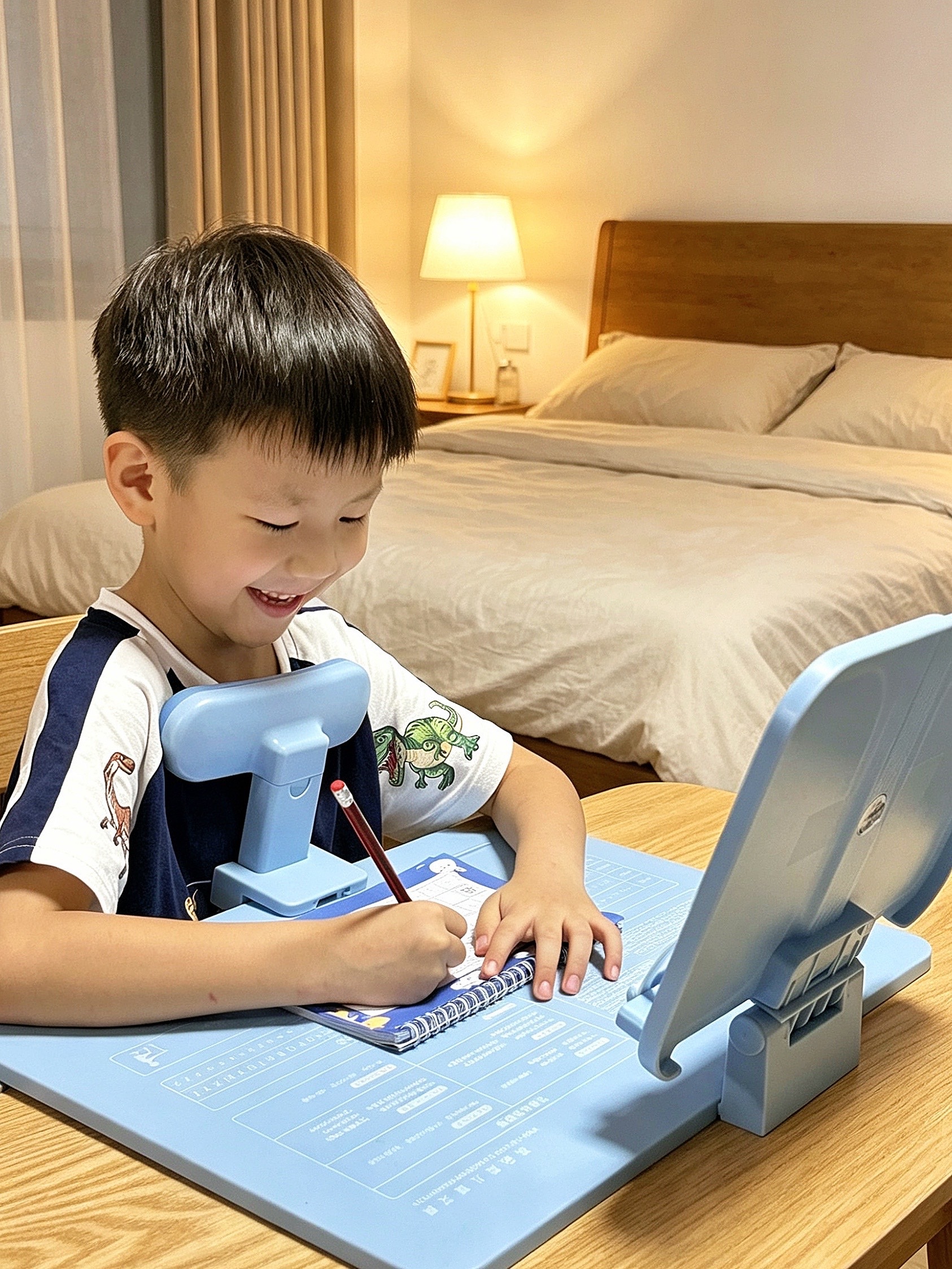 给小孩哥买的练字帖闲时学习写自己的名字给小孩哥买的学绘台 加油～还有4739天就