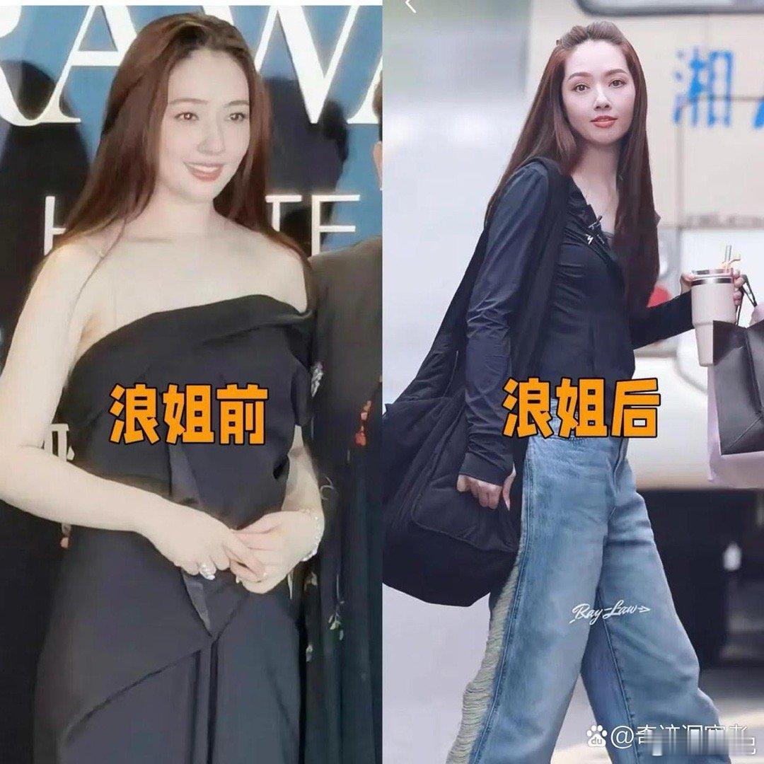 郭碧婷上乘风破浪确实是来减肥的，一期比一期瘦，双下巴都没有了，已经瘦了30斤了。
