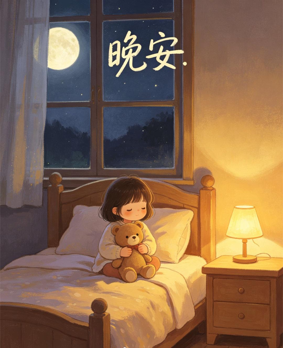 收好一日烦恼，安然入梦[月亮] ​​​