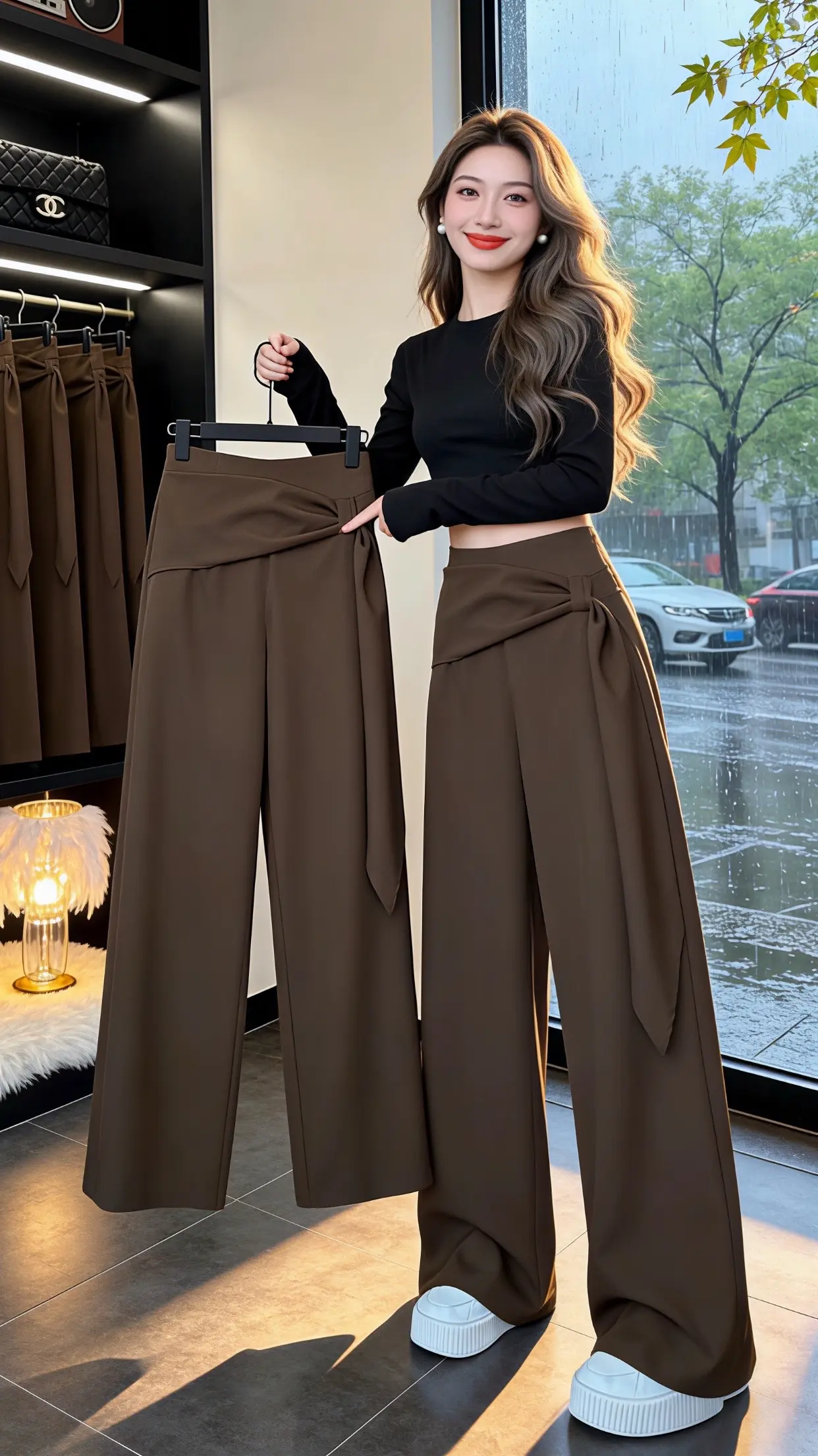 显瘦显高显腿长裤子 这才是女生们想找的裤子吧 修饰腿型的裤子 百搭神裤...