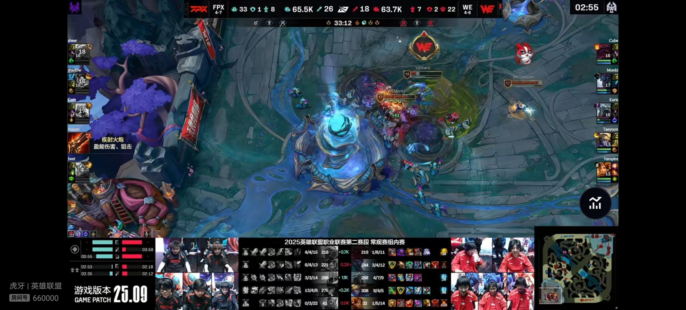 【2025lpl FPX 0-2 WE】恭喜WE战胜FPX，大家如何评价本场比赛