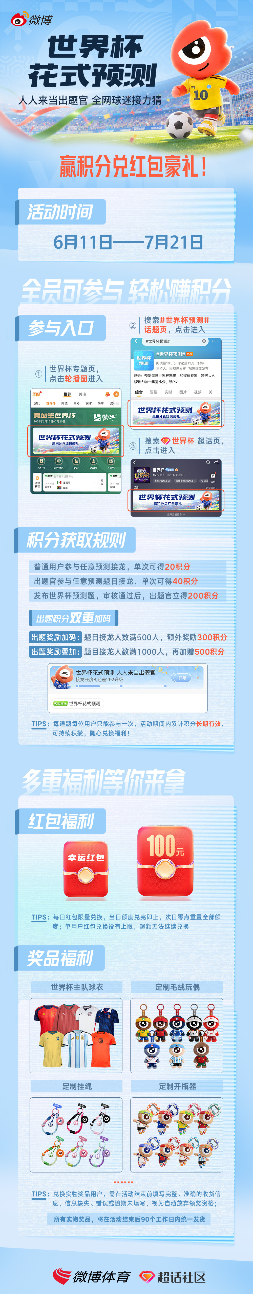 【世界杯花式预测 来啦！人人都能当出题官🔥】世界杯 全网球迷接力猜，玩预测还能