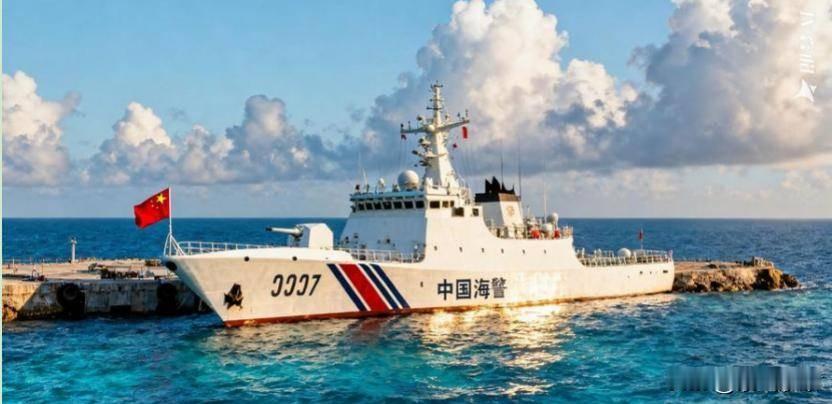 中国海警在仁爱礁的执法模式近距离核查➕视频取证➕水炮驱离➕登船检查，形成完美闭环