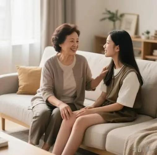妈妈：女儿呀，你长大了，可要注意一点，千万不能把自己心底里的秘密告诉别人。
 女