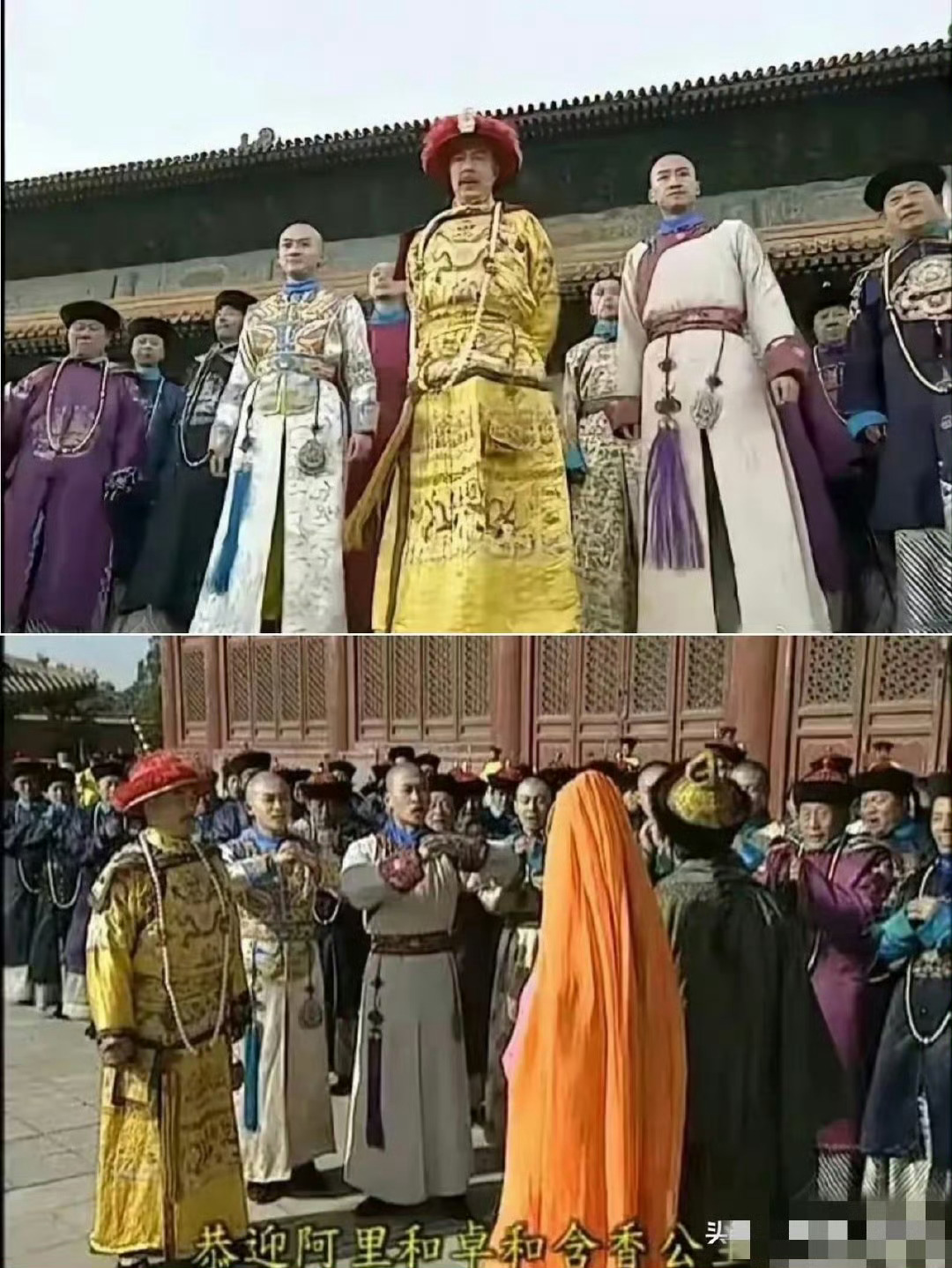 《还珠格格》也就是播出得早，现在能被喷死，尔康一个侍卫恨不得比五阿哥的身份都尊贵