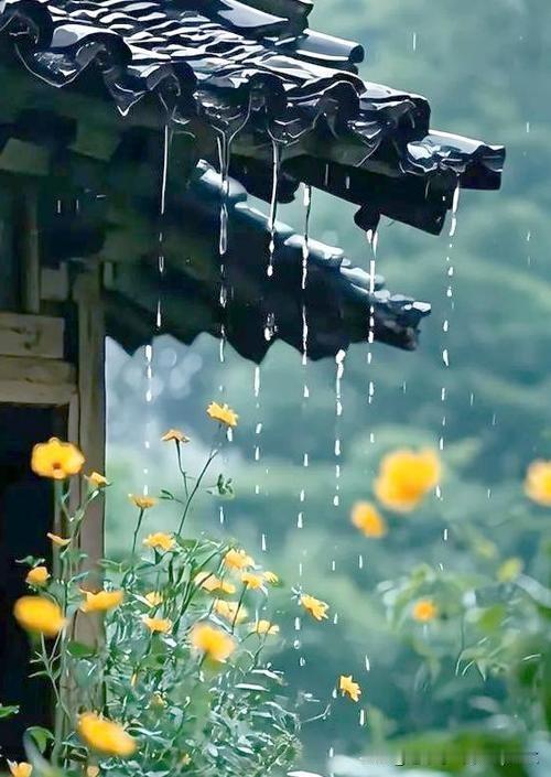《听雨 》
——元·黄庚
老来已觉此身闲，
近日唐诗亦懒看。
半榻白云眠听雨，