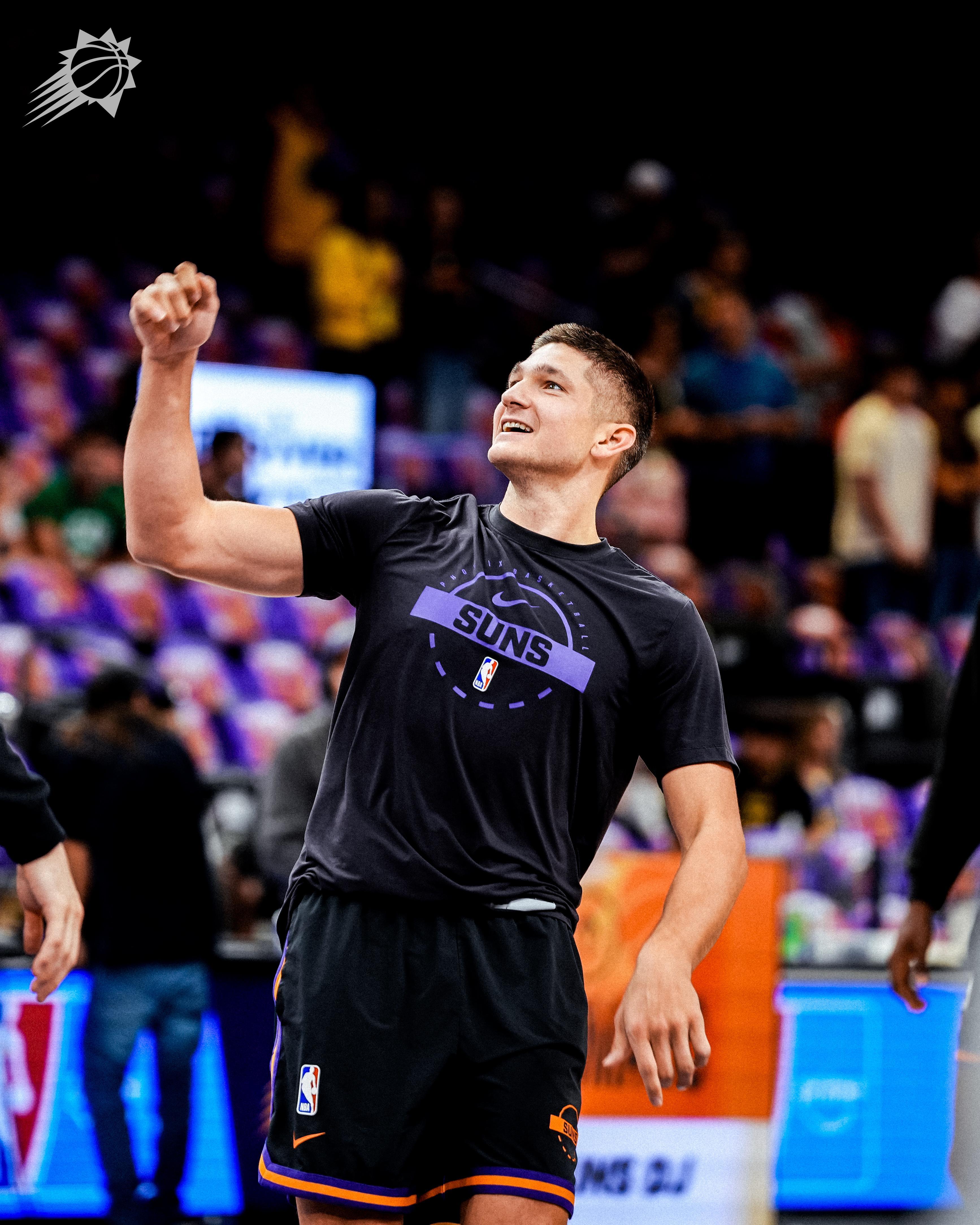 好消息 阿伦开始热身了 ！菲尼克斯太阳旭日东升勇士vs太阳