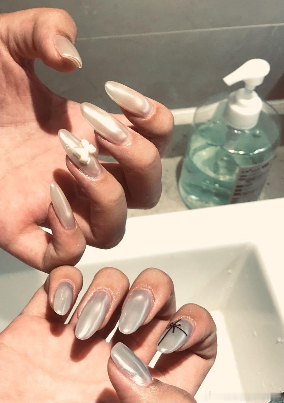 💅🏻37836 推荐！海莉甲➕白开水猫眼才90！好喜欢！ 