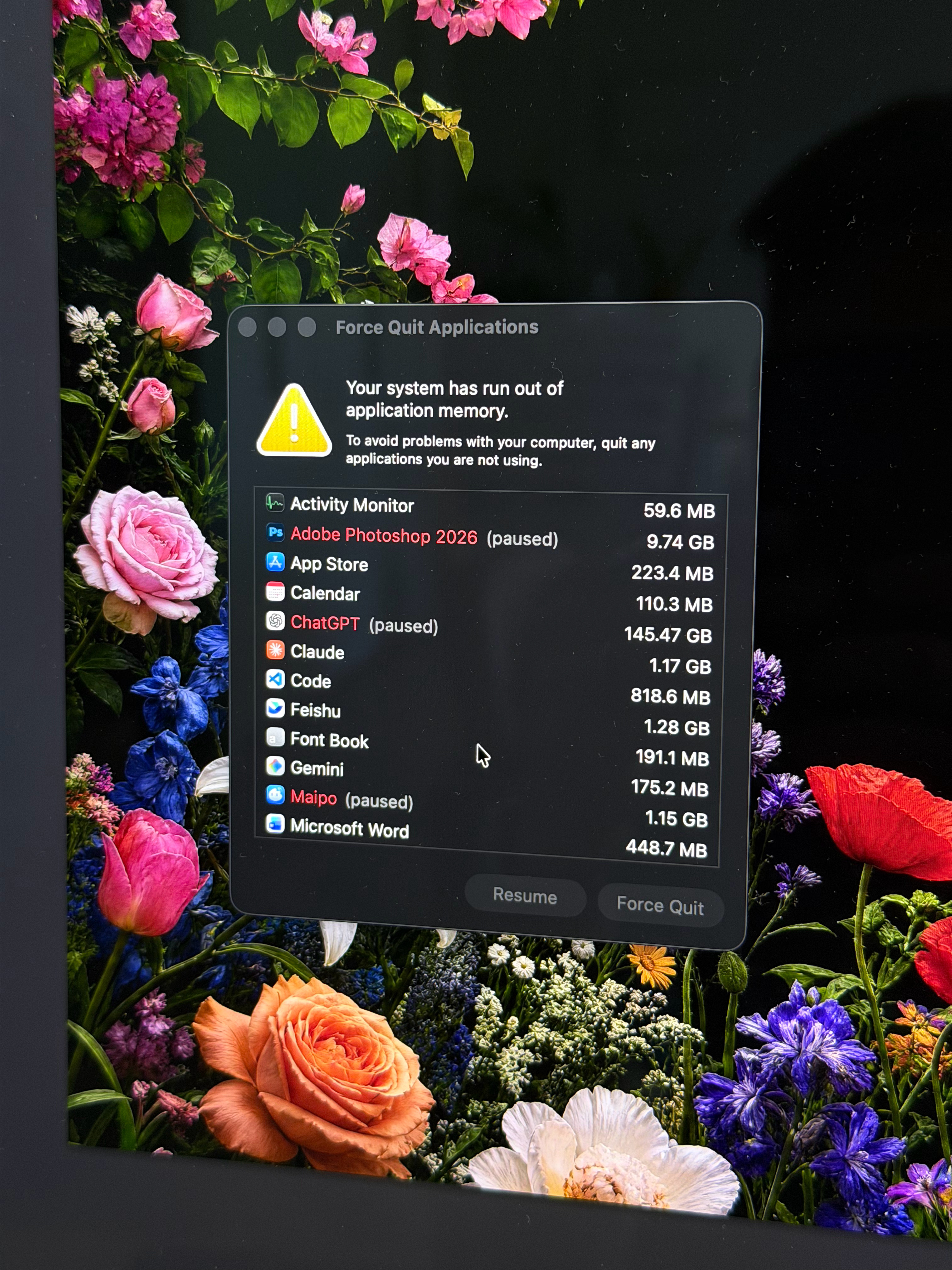 ChatGPT for Mac 这个内存泄漏的问题得有一个月了吧？还没解？ 