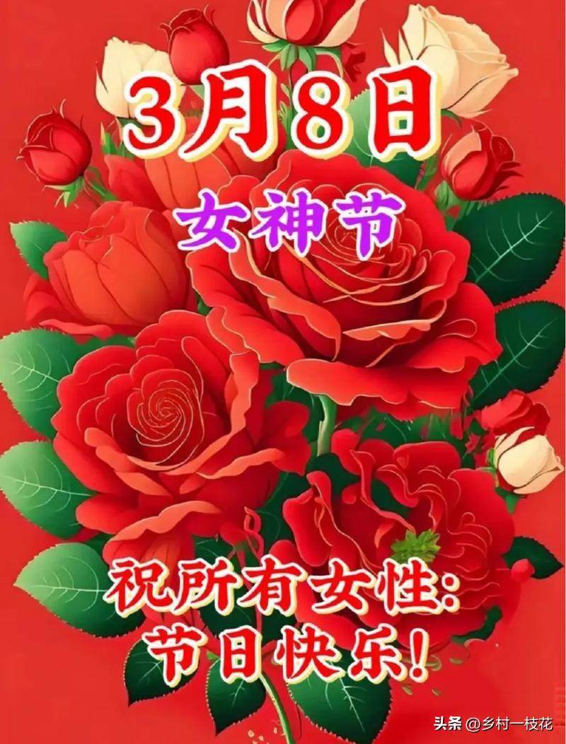 三八妇女节到，愿你笑容甜甜，美貌佼佼，如花儿般绽放；愿你幸福满满，如意绕绕，健康