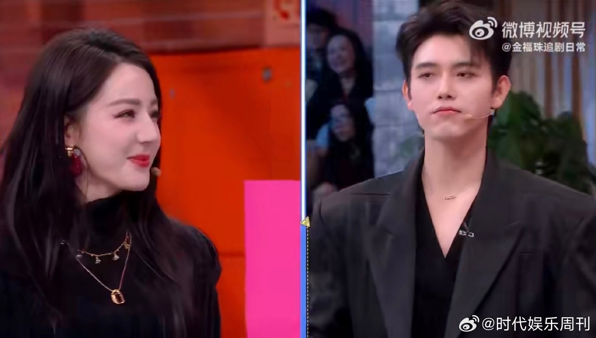 迪丽热巴陈飞宇甜度超标你好星期六 情景演绎都这么甜，很难不嗑他们的互动感 