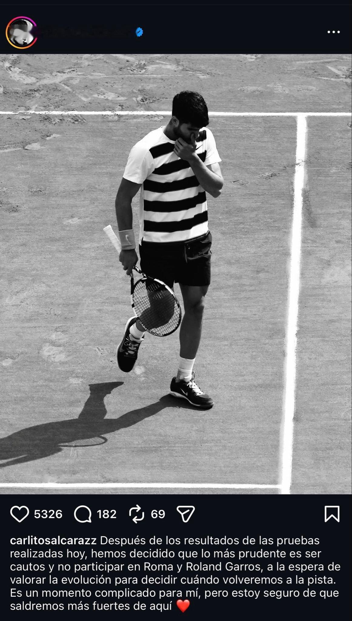 只能说现代网球真是愈加残酷了，即便以阿卡如此年轻鲜活的身体，要想在红土赛季承受住