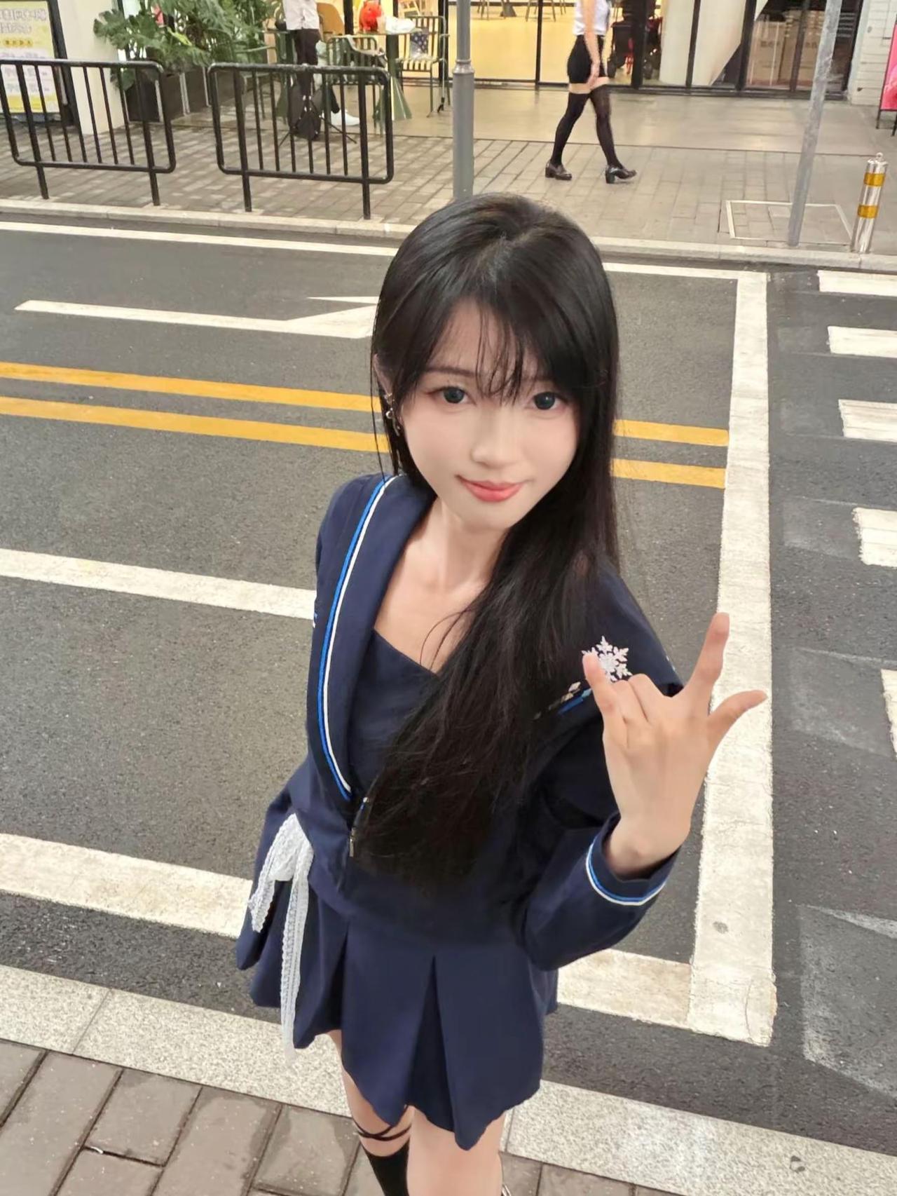 我爱水手服校园风穿搭 百褶裙少女 学院风制服穿搭