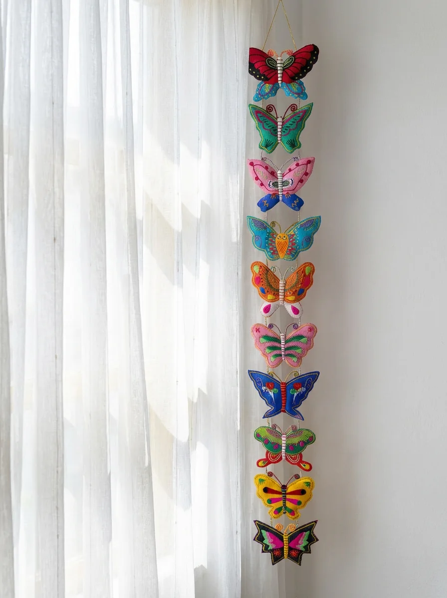 几百天之前，这串蝴蝶被束缚在了深山..