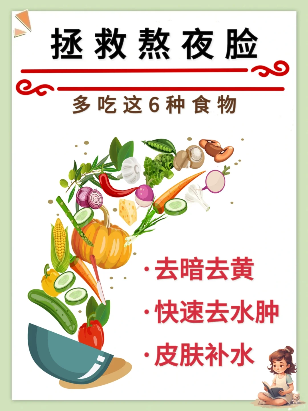 熬夜垮脸？吃6种食物救急🆘
