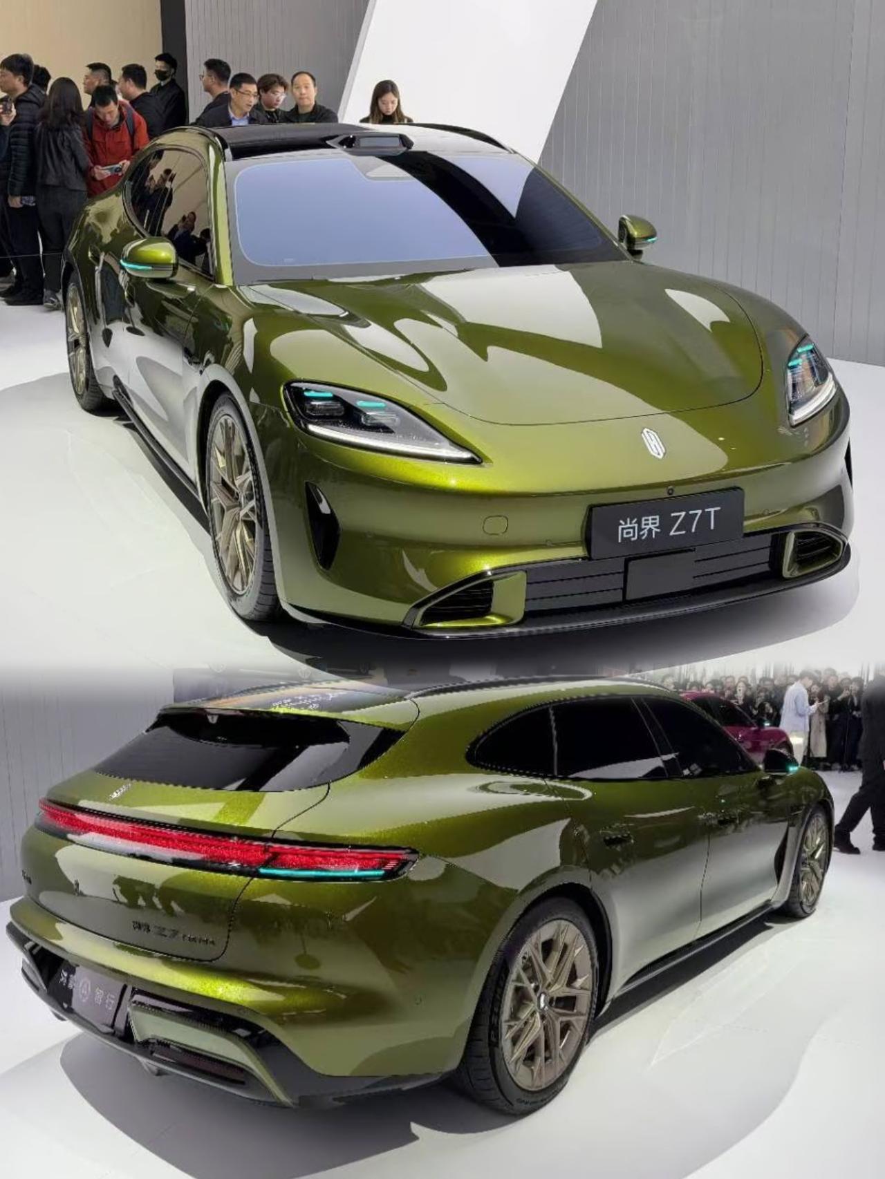 尚界 Z7T 琥珀金绿真车实拍，满分💯，请打分……