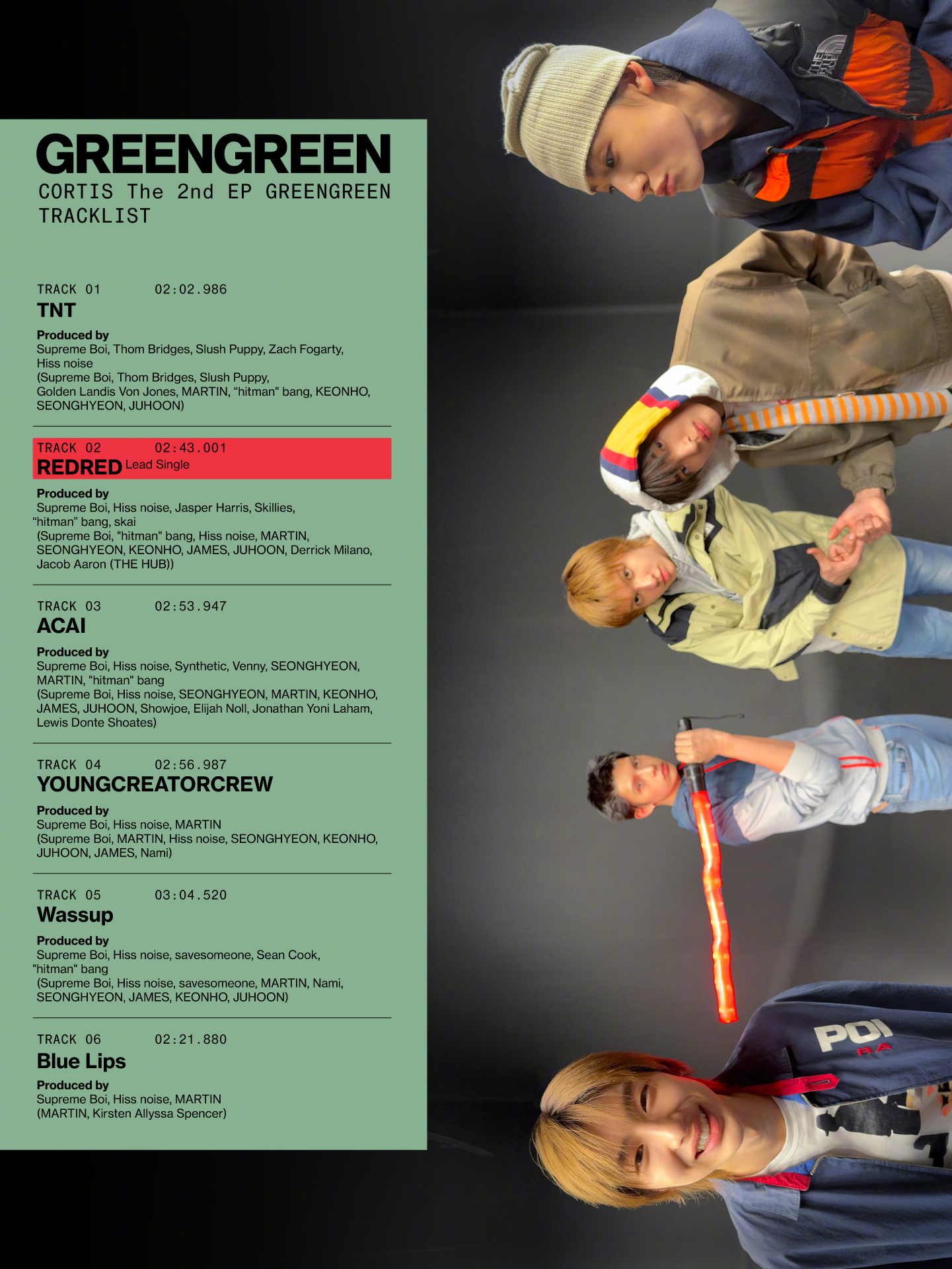 【Twi】CORTIS The 2nd EP 'GREENGREEN' Trac