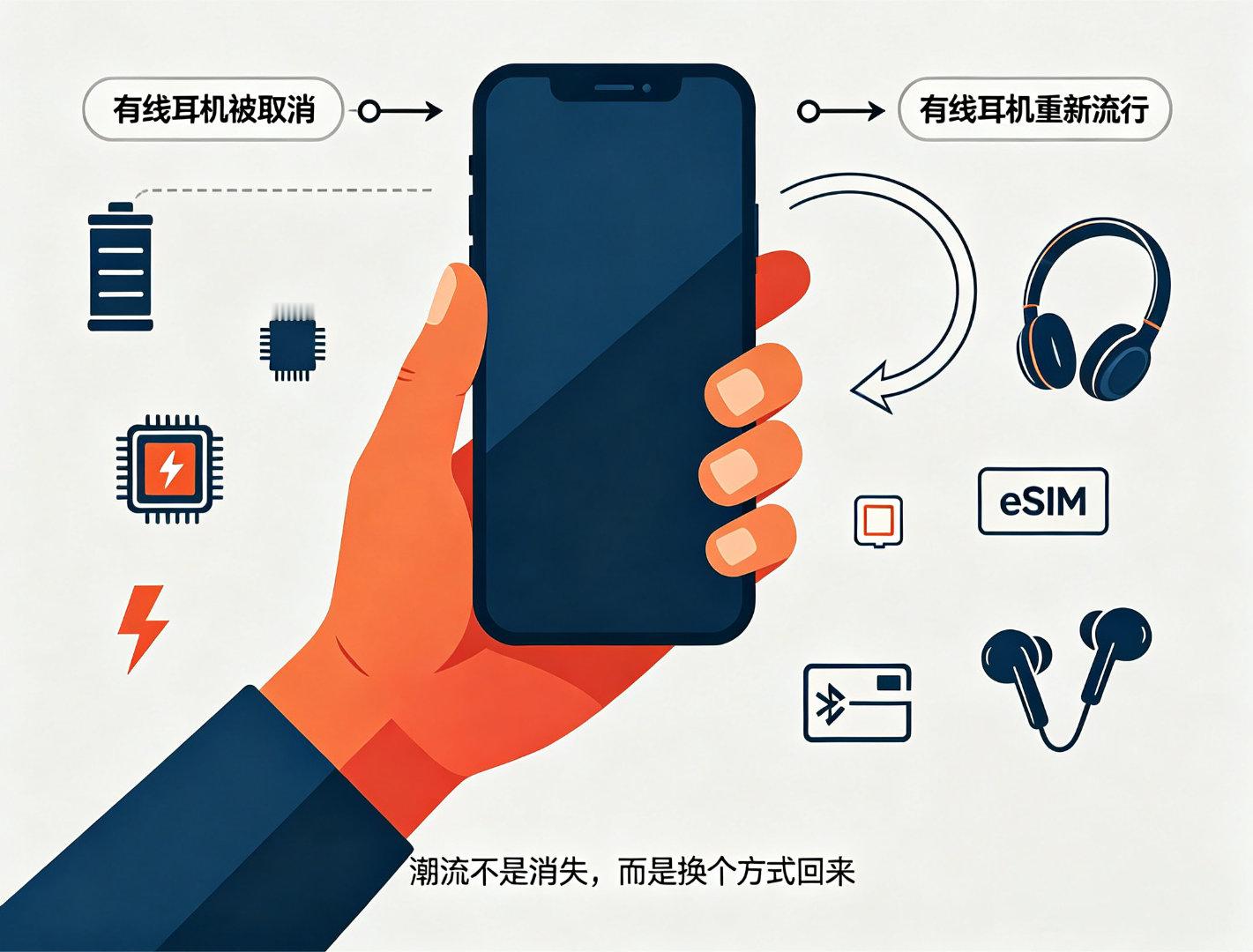 到底是谁取消有线耳机的果然时尚数码都是个圈，现在又到有线耳机了。当时取消就是为了