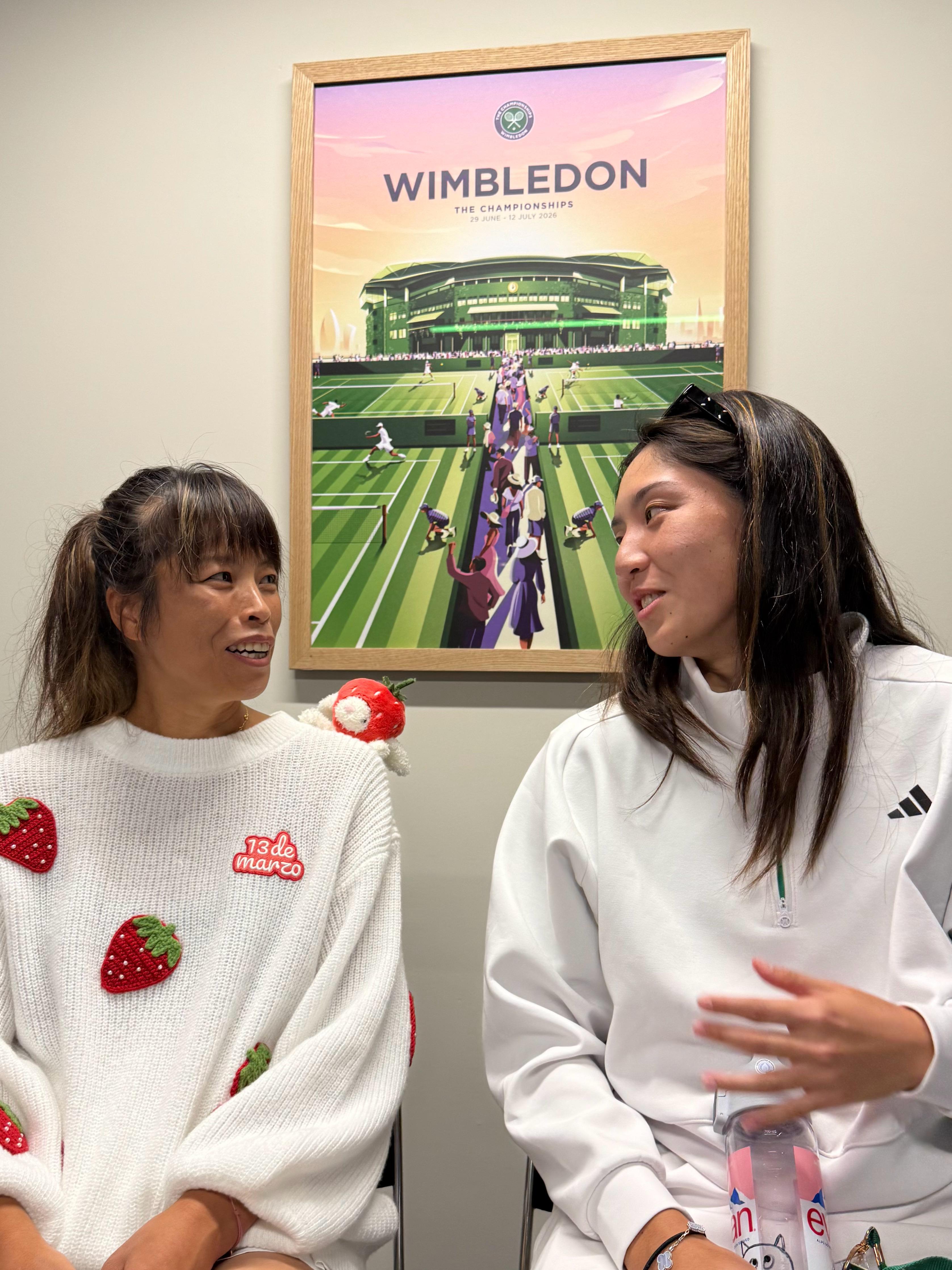 很久没和谢淑薇聊天了，今天赛后采访她和王欣瑜，十分钟下来两个人全程有说有笑，时不