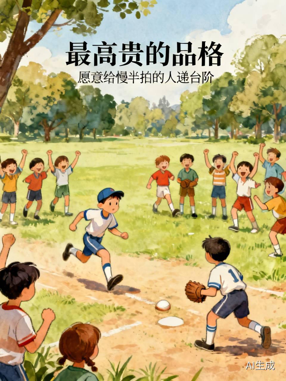 一个人最高贵的品格是什么，我之前刷到那个棒球小孩的故事，看完直接鼻酸。
心智障碍
