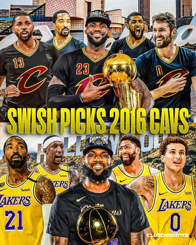 16骑士VS20湖人，JR史密斯坦言：

“2016骑士赢，这甚至没有可比性。”