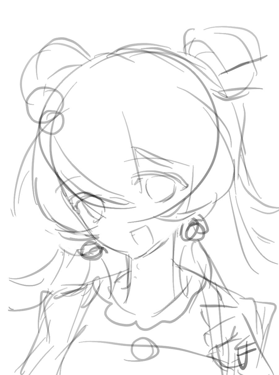 绿毛到究竟怎么画!!