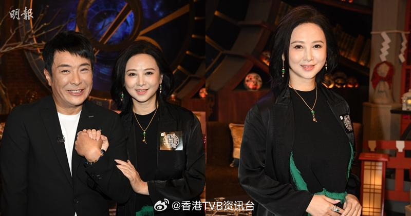 直播灵接触｜翁虹首次入电视城 指女儿爱烹饪 暂无意入行梁思浩主持的TVB节目《直