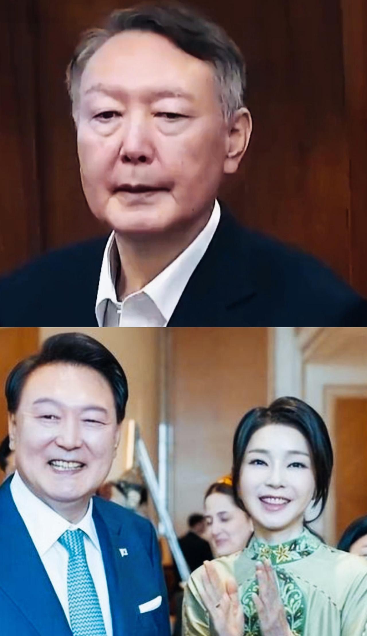 尹锡悦短短一年时间，这形象反差太大了！
外表形象发生了明显的变化，感觉人一下就老