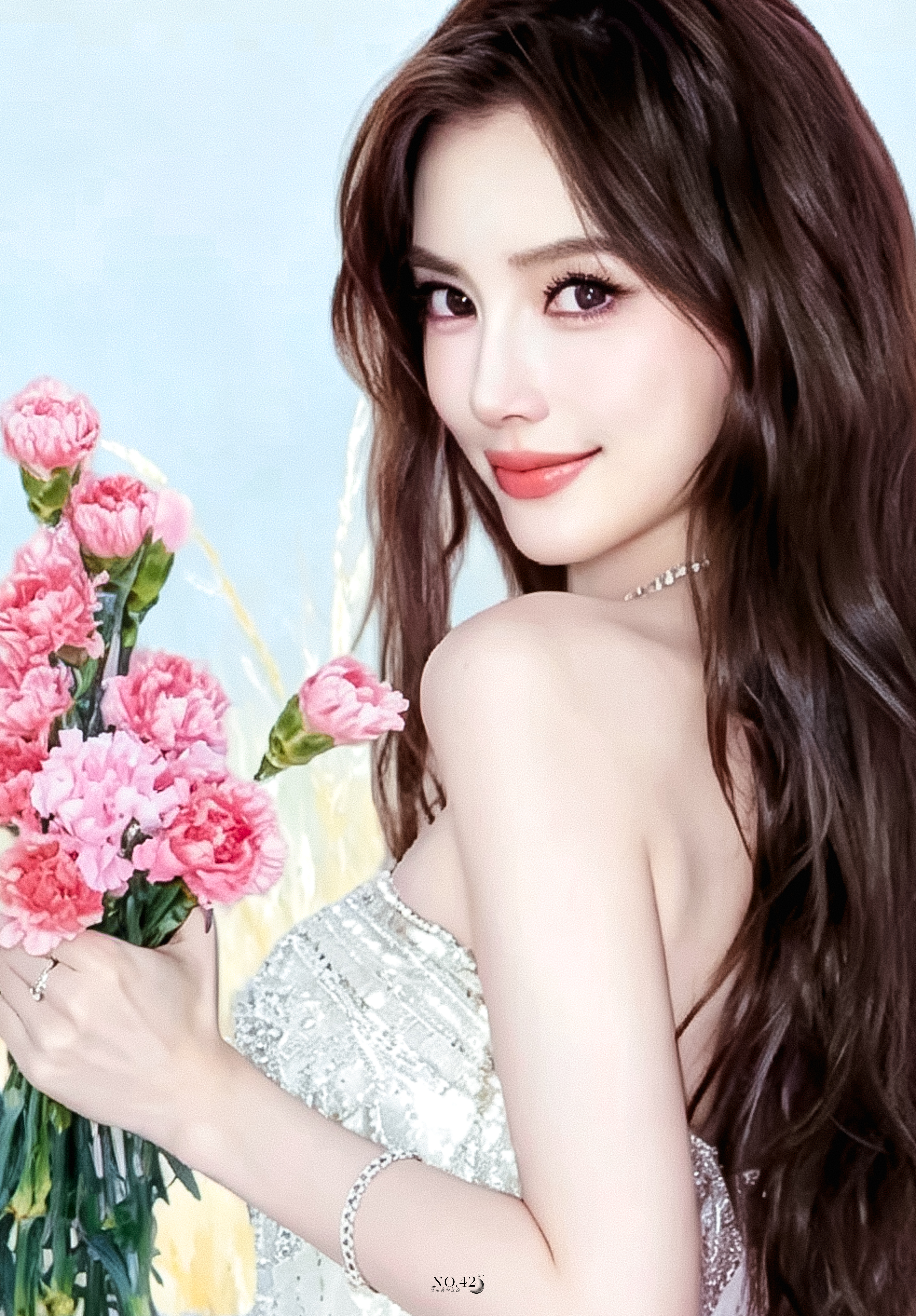 angelababy uimo首位全球品牌代言人杨颖 风栖麦田🌾花寄温柔💐*