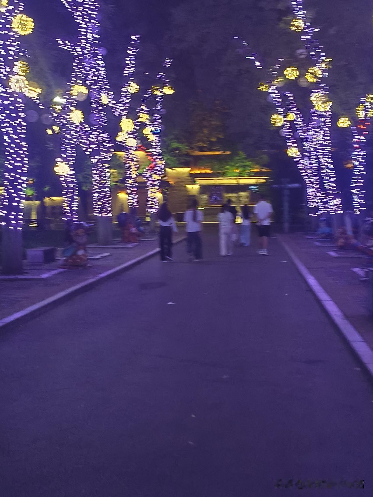 晒图笔记大赛 夜晚漫步在灯火辉煌的街道，感受浪漫与宁静。