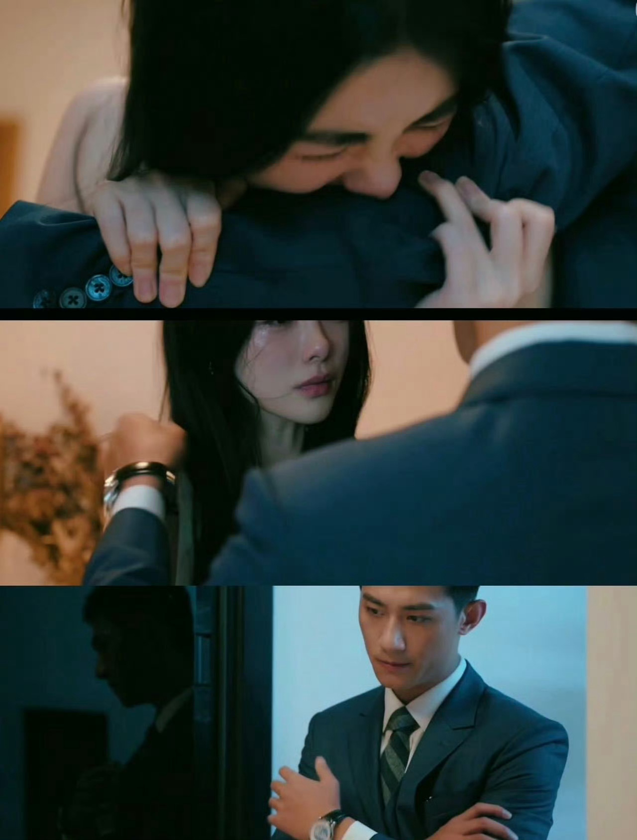 许我耀眼黑皮律师上桌了韩卫平被扇巴掌那幕，黑泽的演绎太出彩。震惊到暗爽的眼神转换