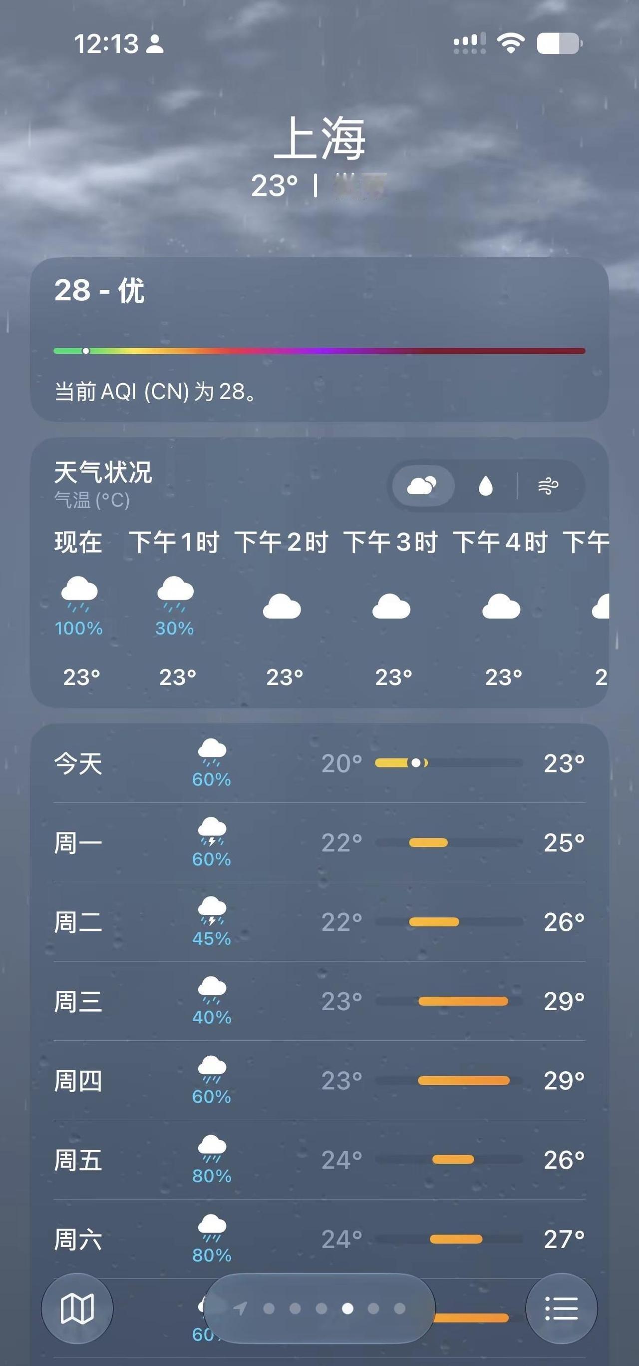 伦敦都没有上海忧郁😞。上海近期天气 魔都的天气 上海天气实况