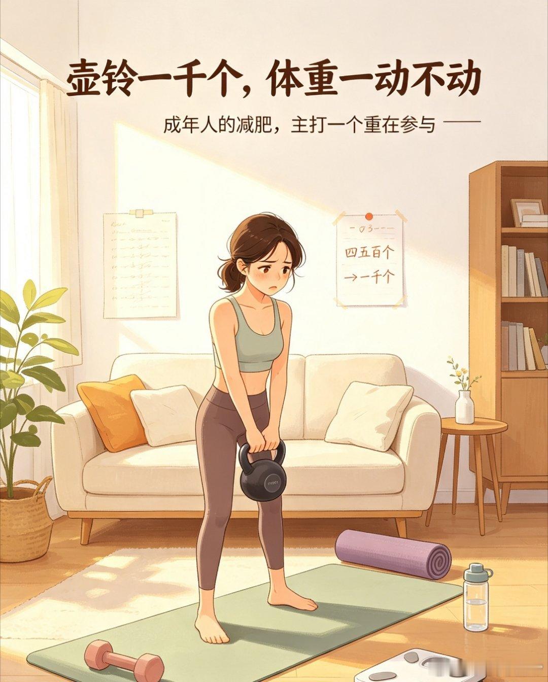 六六回老家之后，我开始稀稀拉拉甩壶铃，一开始四五百个就腿打双闪了，现在可以一千个
