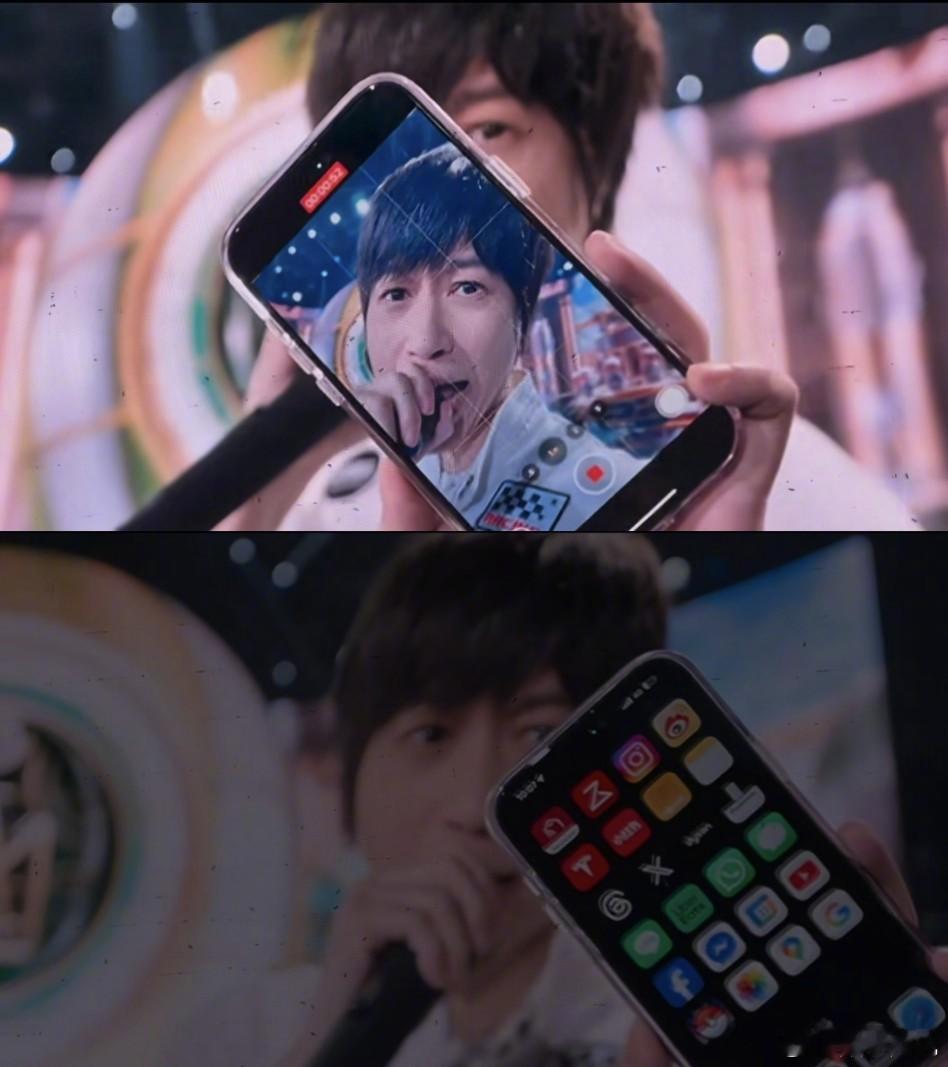 上周贵阳场的五月天 演唱会上，阿信的 iPhone 拍一半闪退了[笑cry]于是