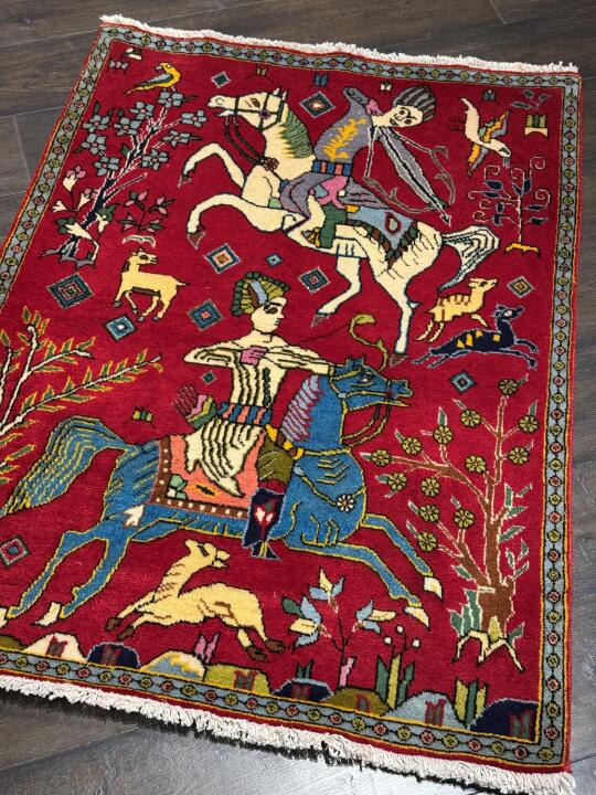 狩猎图｜波斯手工羊毛地毯